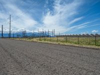 A Scenic Dirt Road: Gravel, Sand, and a Power Plant