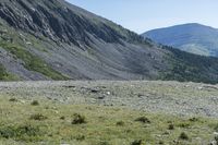 Dirt Road in the Highland with Grass Surface