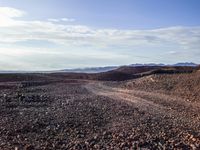 Dirt Road Landscape: Nature Track in the Highland