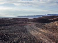 Dirt Road Landscape: Nature Track in the Highland