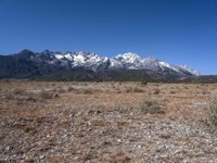 Dirt Road in Lijiang, China: A Mountain Landscape