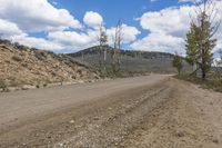 Dirt Road Through Mountain Highland