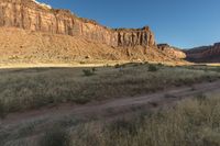 A Dirt Road Through the Desert of Utah