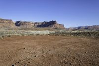 Dirt Road Through the Vast Utah Landscape