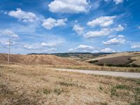 Scenic Dirt Road in Tuscany, Italy