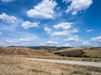 Scenic Dirt Road in Tuscany, Italy