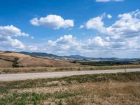 Scenic Dirt Road in Tuscany, Italy