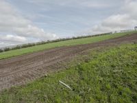 Dirt Road in the UK: Surrounded by Green Fields