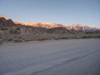 Dirt Roads of Alabama Hills Under Clear Skies