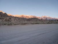 Dirt Roads of Alabama Hills Under Clear Skies