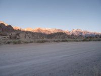 Dirt Roads of Alabama Hills Under Clear Skies