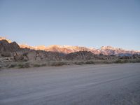 Dirt Roads of Alabama Hills Under Clear Skies