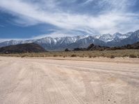 Dirt Roads of Alabama Hills Under Clear Skies