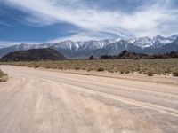 Dirt Roads of Alabama Hills Under Clear Skies