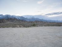 Dirt Track Through Alabama Hills, California