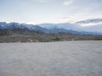 Dirt Track Through Alabama Hills, California