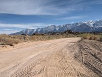 Dirt Tracks of Alabama Hills, California