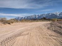 Dirt Tracks of Alabama Hills, California