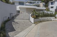 Straight Down the Road in Los Angeles, California