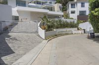 Straight Down the Road in Los Angeles, California