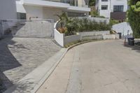 Straight Down the Road in Los Angeles, California