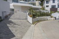 Straight Down the Road in Los Angeles, California