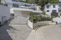 Straight Down the Road in Los Angeles, California