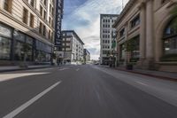 Straight Down the Road in Los Angeles, California, USA