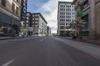 Straight Down the Road in Los Angeles, California, USA