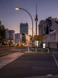 Downtown Berlin, Germany: A Clear Sky Above the City