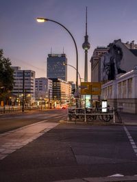 Downtown Berlin, Germany: A Clear Sky Above the City