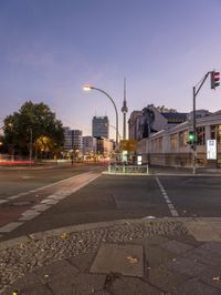 Downtown Berlin, Germany: A Clear Sky Above the City