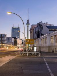 Downtown Berlin, Germany: A Clear Sky Above the City
