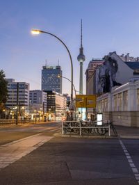 Downtown Berlin, Germany: A Clear Sky Above the City