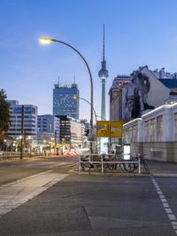 Downtown Berlin, Germany: A Clear Sky Above the City