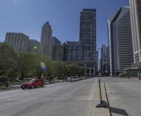 Downtown Chicago Skyline: An Urban Metropolitan Area