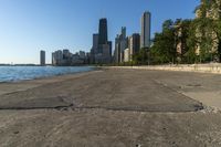 Downtown Chicago's Waterfront Cityscape