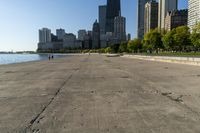 Downtown Chicago's Waterfront Cityscape