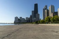 Downtown Chicago's Waterfront Cityscape