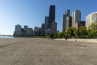 Downtown Chicago's Waterfront Cityscape