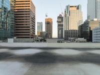 Downtown City: Skyline with High-Rise Condominiums