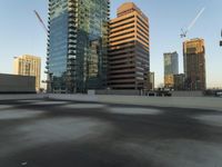 Downtown City: Skyline with High-Rise Condominiums