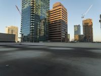 Downtown City: Skyline with High-Rise Condominiums