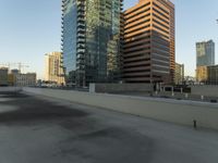 Downtown City: Skyline with High-Rise Condominiums