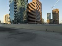 Downtown City: Skyline with High-Rise Condominiums