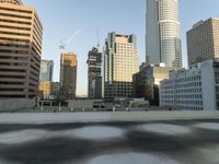 Downtown City: Skyline with High-Rise Condominiums