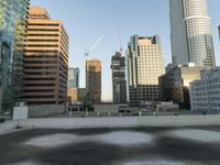 Downtown City: Skyline with High-Rise Condominiums