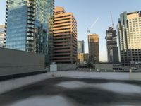 Downtown City: Skyline with High-Rise Condominiums