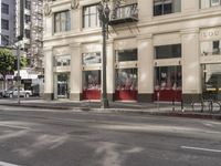 Downtown City Street in Metropolitan Area