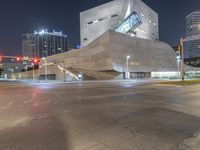 Downtown Dallas: Night View of Modern Architecture